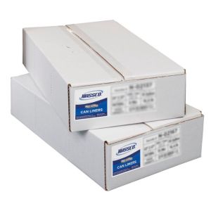 Clear Trash Bags 13 Gallon Ultra Plus HD24338N Hi-Density Can Liners, 16gal., 24-Inch 15 Gallon Trash Bags