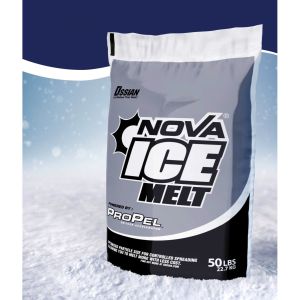 Ossian Nova Ice Melt, Granular Blend, -5&deg; F, 50lb Bag, Blue