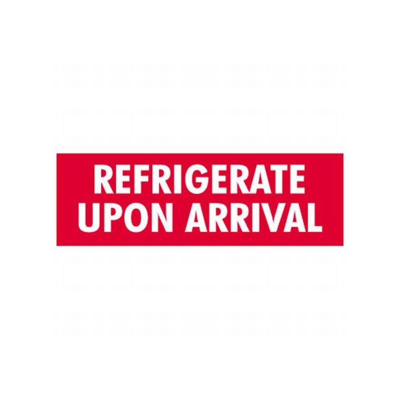 SCL237 Refrigerate Upon Arrival 1-1 Warning Label 500 - View #8