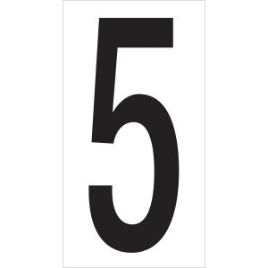Box Packaging Vinyl Warehouse Number Labels, 