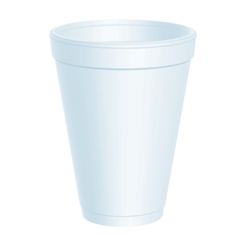 Dart Dart Foam Cup, White, 12 oz - 12J12