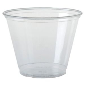 SOLO Cup Company Ultra Clear Cups, Squat, 12-14 oz, PET, 50/Pack