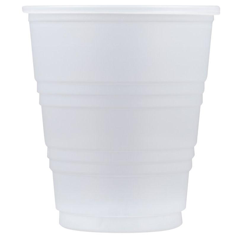 Dart Conex Galaxy Ribbed Translucent Polystyrene Cold Cup, Translucent, 5  oz. - Y5
