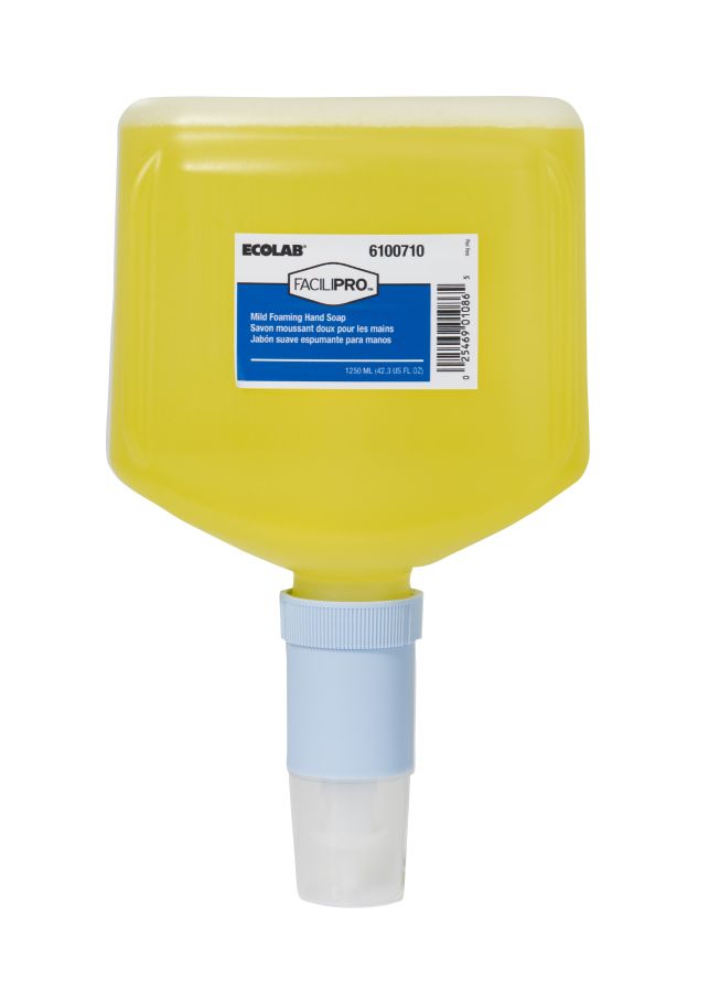 Ecolab Facilipro Foam Hand Soap, 1250 mL, Yellow 6100710
