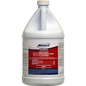 Nassco Pro Series 80 Neutral Disinfectant Cleaner, 1 Gallon - N-02022