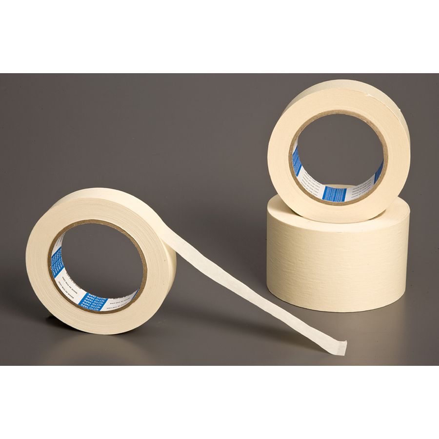 Masking tape, 25 mm wide x 50 rm, thickness 125µ