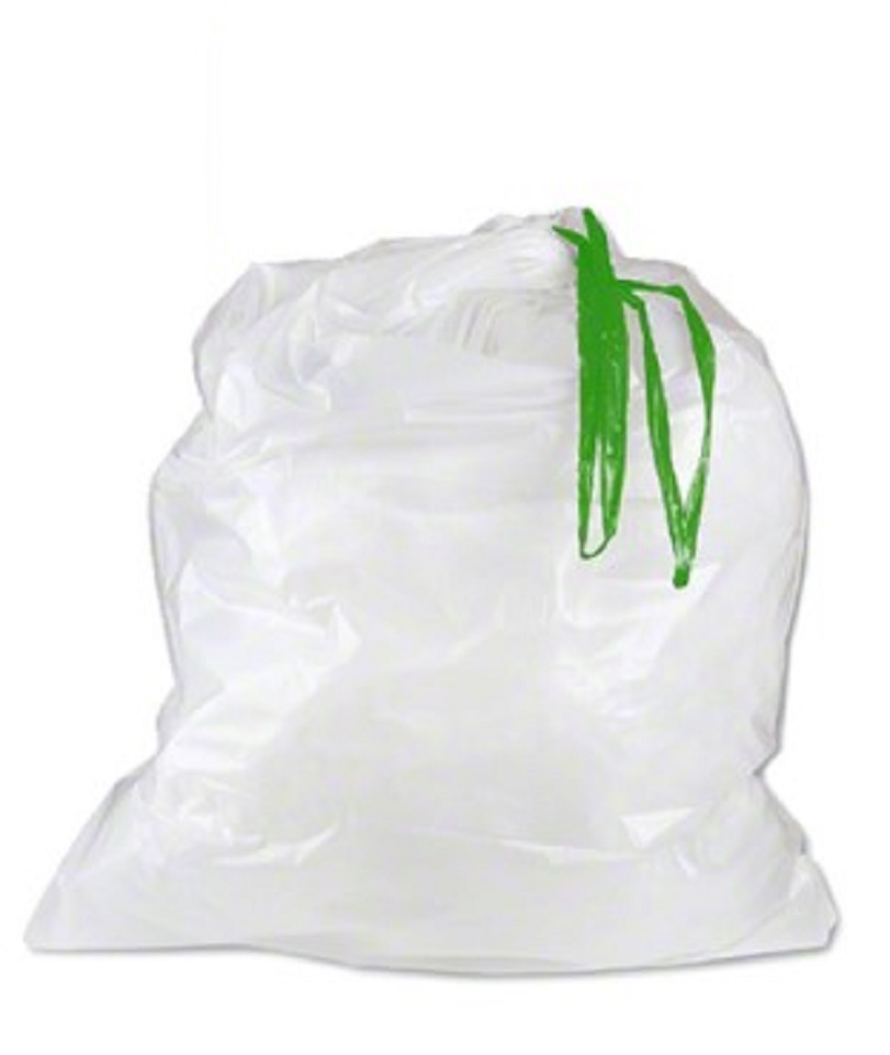 Clear Low-Density Can Liners 56gal .9 Mil 43 x 47 Clear 100/Carton