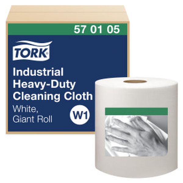 TORK INDUSTRIAL HD WIPER 12.6X13.3 WHITE