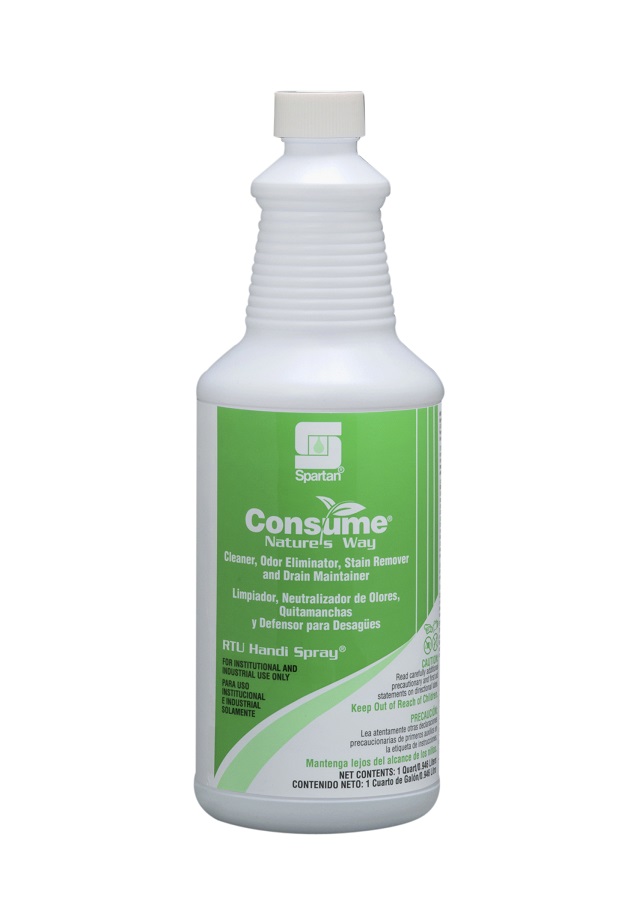 Spartan Consume Cleaner Odor Stain Remover Drain