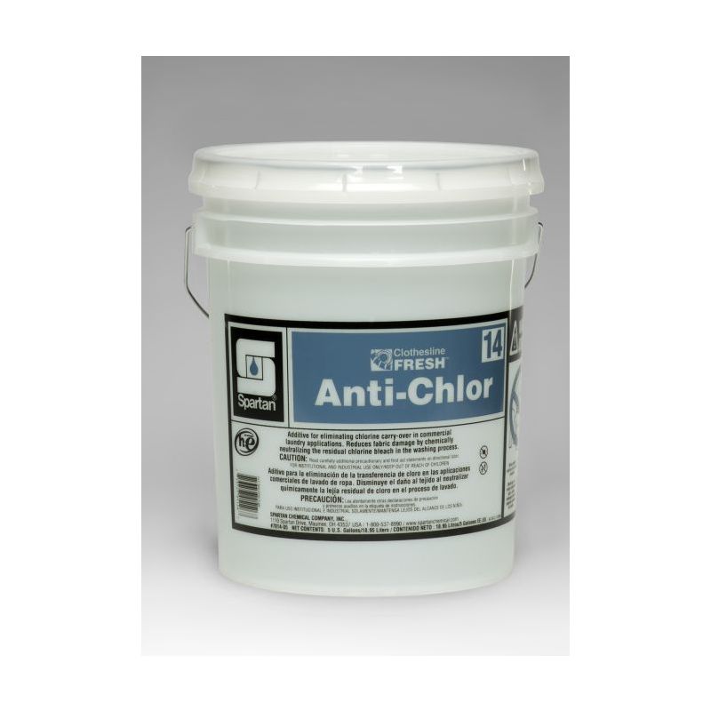 Spartan Clothesline Fresh 14 AntiChlor Chlorine Neutralizer, 5 gal pail 701405