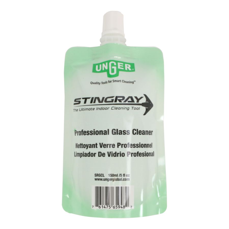 Unger Stingray Professional Glass Cleaner, 5 oz Packet SRGCL