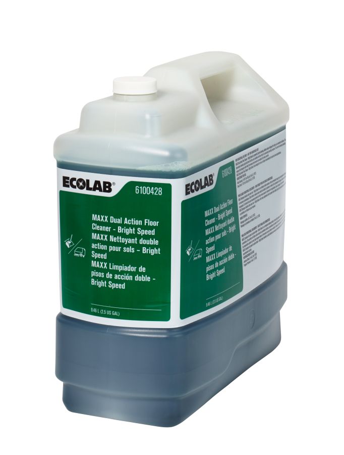 Ecolab Maxx Dual Action Floor Cleaner, 2.5 Gallon, Pleasant 6100428
