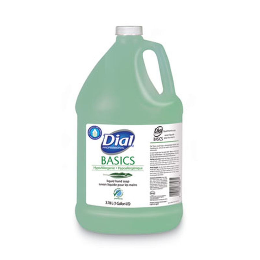 Dial Basics MP Free Liquid Hand Soap, 1 Gallon, Green, Unscented - DIA33809