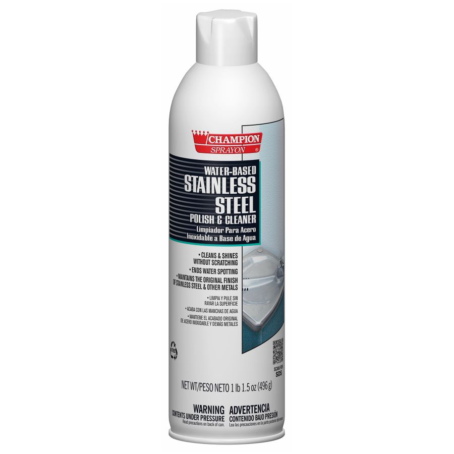 Stainless Steel Cleaner and Polish. High performance water-based  formulation for high-traffic areas such as transit stations, escalators,  and elevators. Ideal for weekly residential applications, Clean City Pro  Stainless Steel Cleaning Polish makes